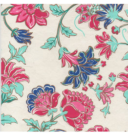 AE180 Cotton Paper floral print