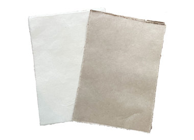 Cotton and hemp paper uni colour