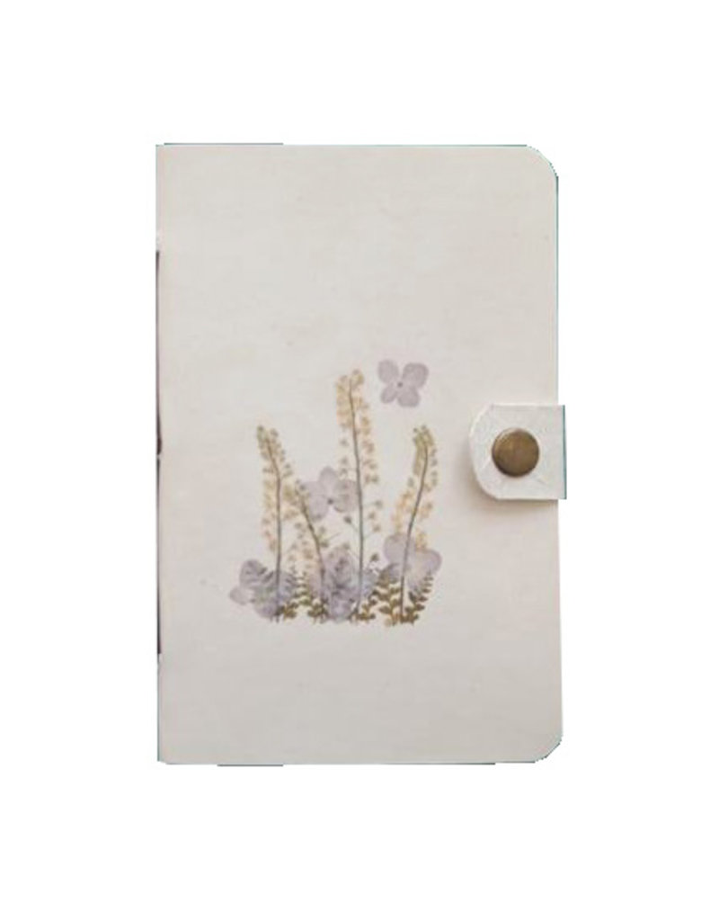 Notebook Gampi papier met bloem