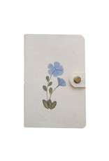 Notebook Gampi papier met bloem