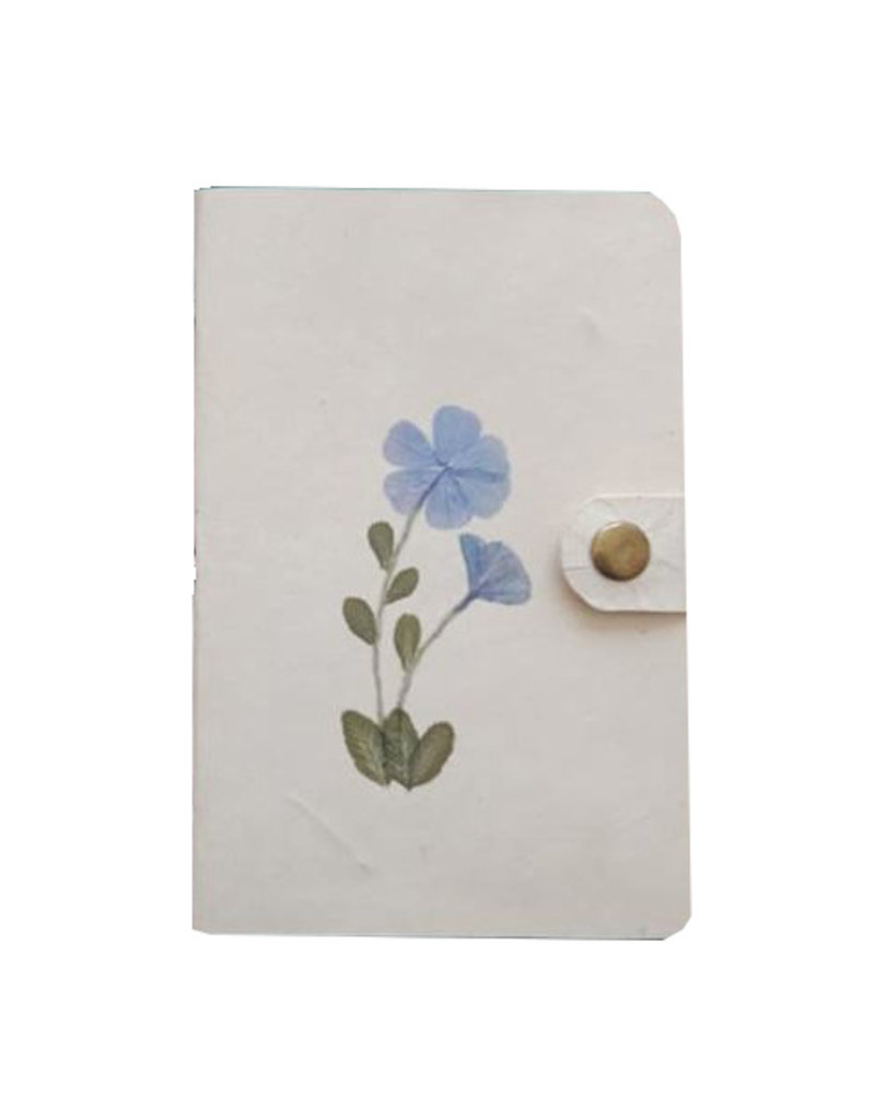 Notebook Gampi paper with flowers