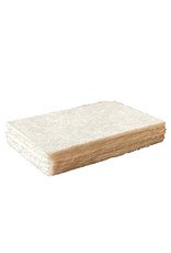Satz 20 Karten Maulbeerpapier mit Buettenrand, 200 Gramm