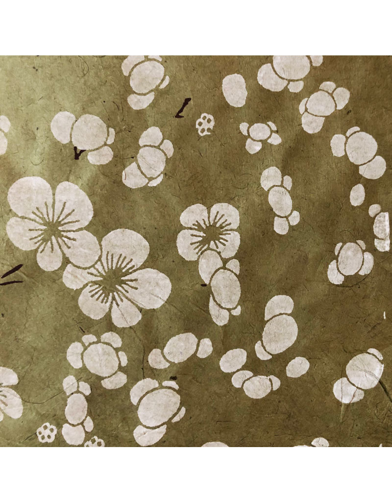 Lokta paper with japanese floral print