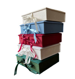 TH515 Keepsake box cotton, satin ribbon