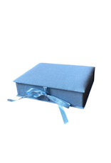 Keepsake box cotton, satin ribbon