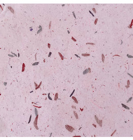 TH864 - Mulberry paper with fibres and petals