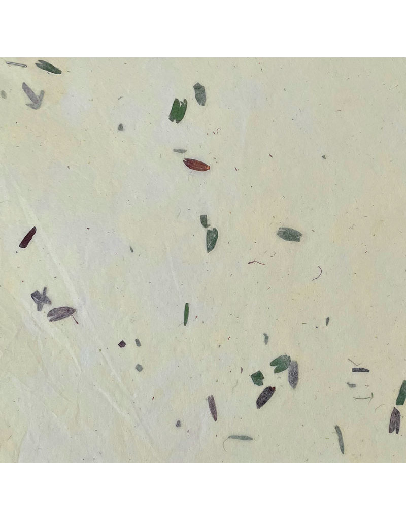 TH864 - Mulberry paper with fibres and petals