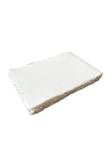 Ensemble de 25 cartes papier de coton avec deckle, 250 grammes