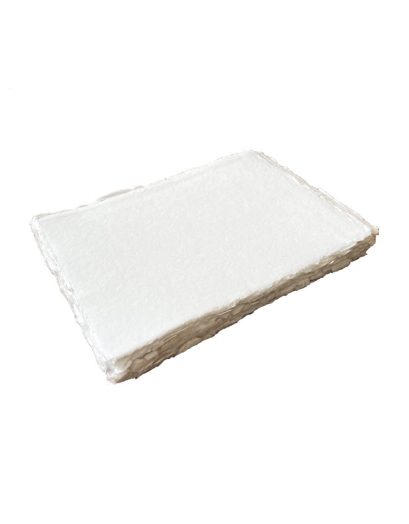 Ensemble de 25 cartes papier de coton avec deckle, 250 grammes