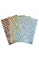 Amate paper with checked pattern