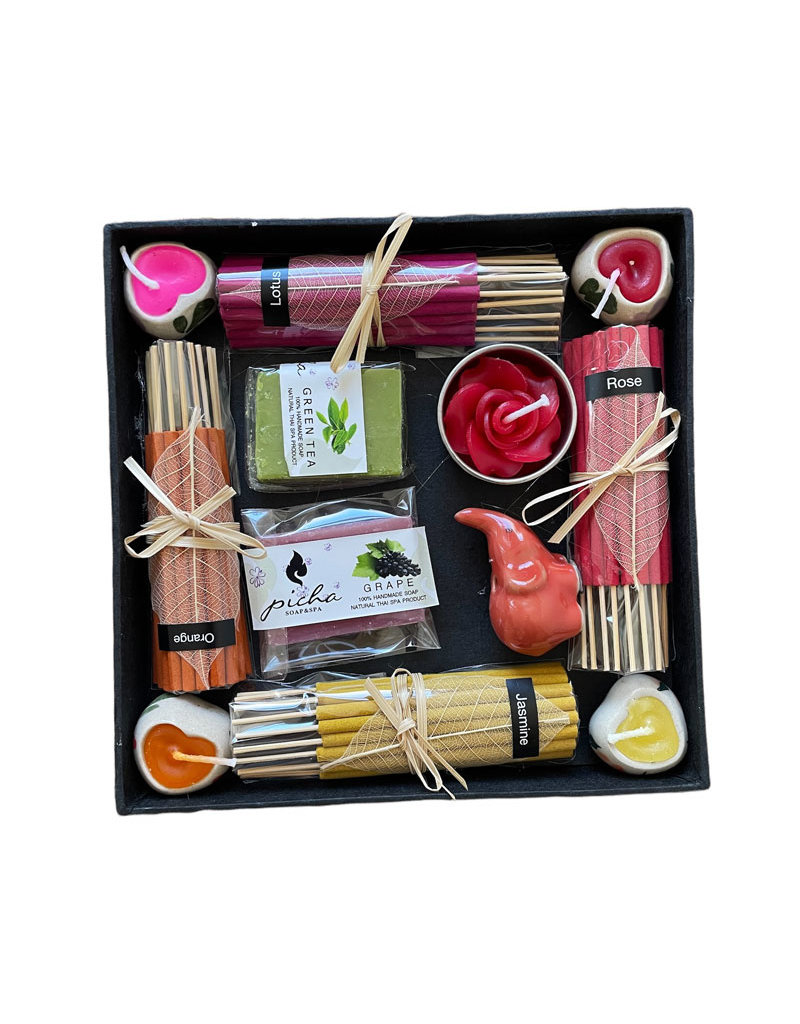 Gift box incense and candles