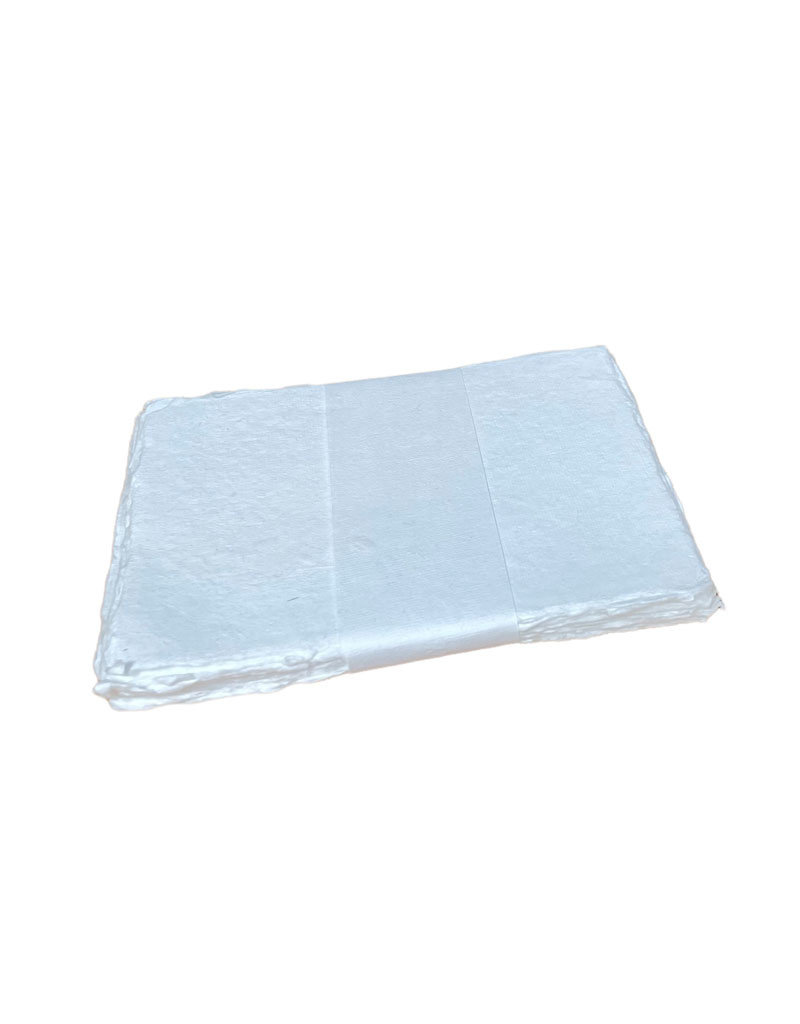Set of 25 cards cotton paper with deckled edge, 200 gsm