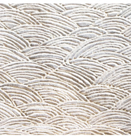 TH078 Papier mûrier avec motif de vagues gaufrées