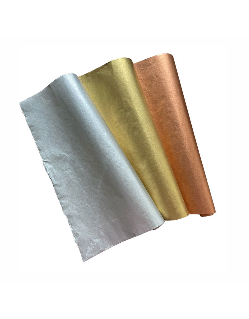 TH849 - Maulbeer-Papier glatt metallic