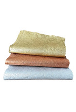 mulberry paper metallic, crinkle