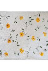 TH957 - Mulberry paper with cosmos flowers