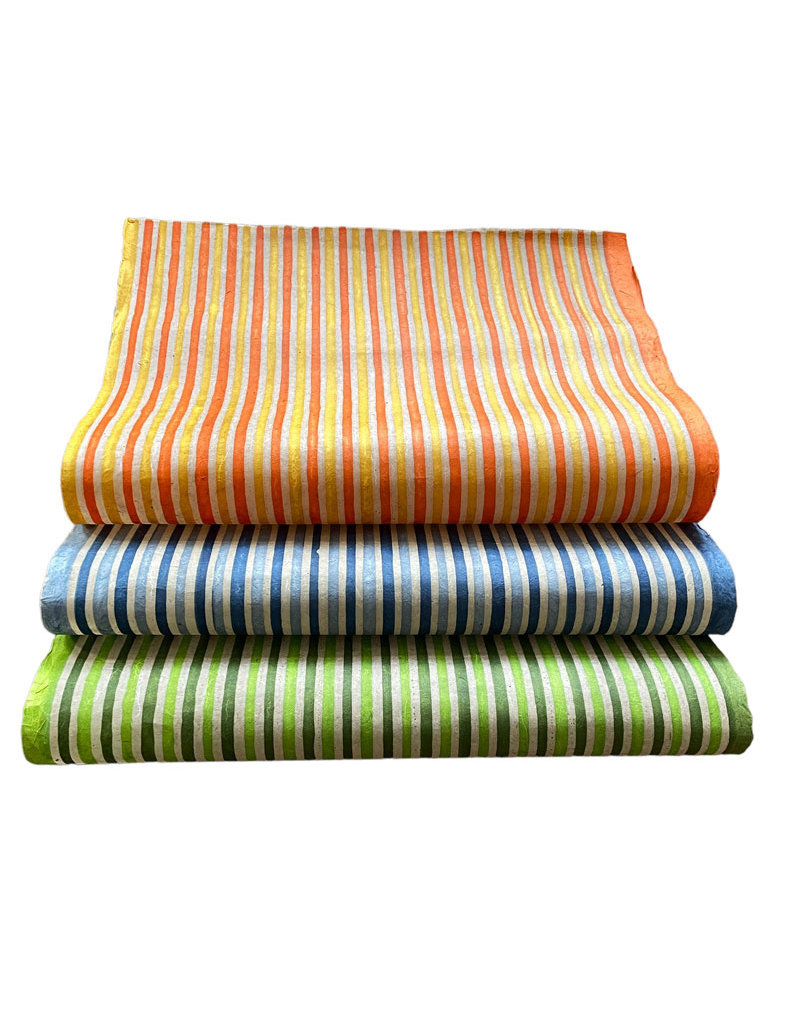 Lokta wax stripes