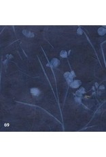 Loktapapier met blad print