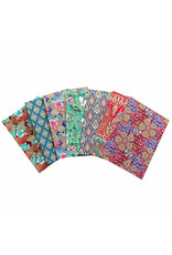 Notebook jacquard stof