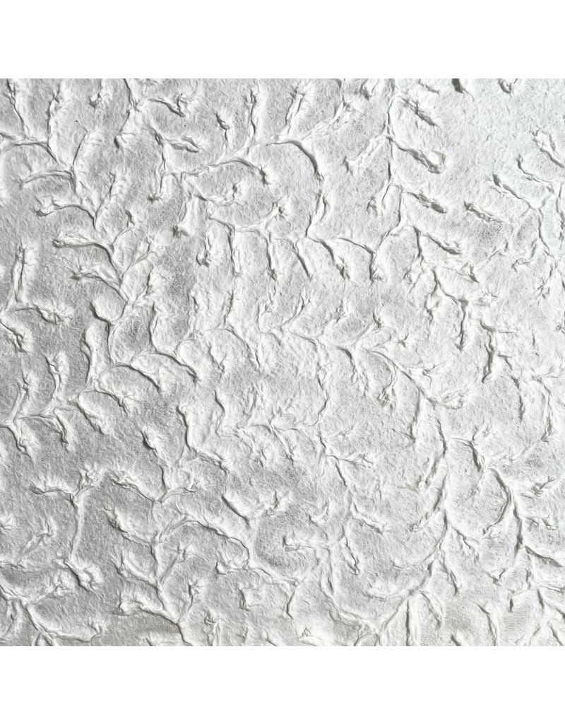 mulberry paper embossed fernpattern