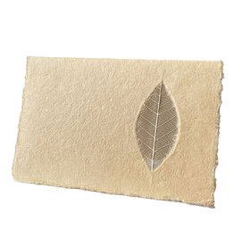 A6009 Set of 6  Double carsd with skeletonleaf