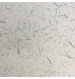 TH921 - Mulberry paper with green fibres