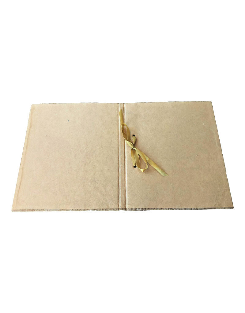 TH540 - Condolence book with ribbon closure