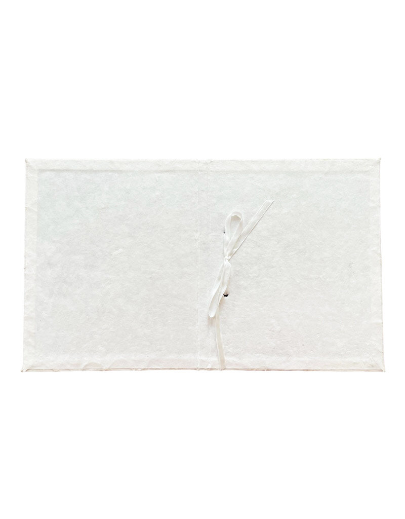 TH532 - Condolence book with ribbon closure