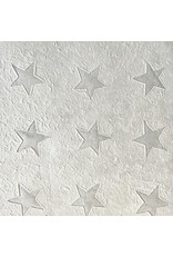 Mulberry paper with embossed stars