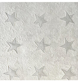 TH892 Papier de mûrier avec des étoiles gaufrées