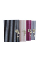 Diary with stripes print