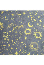 Lokta Paper moon and stars print