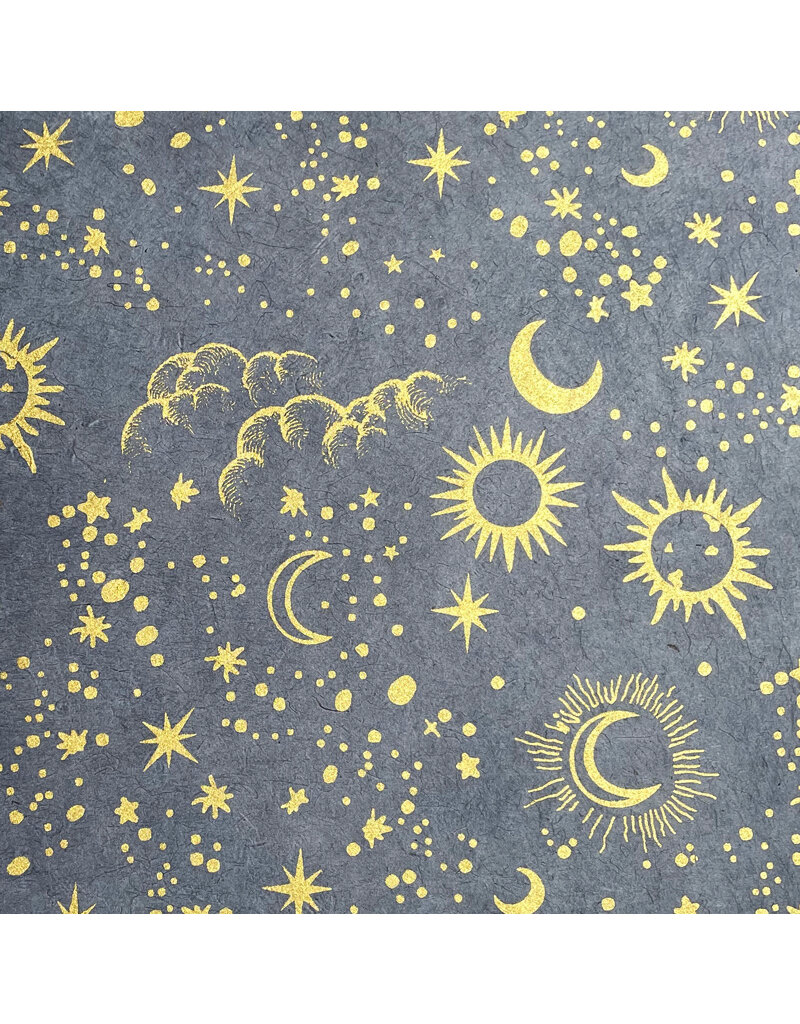 Loktapapier Mond und Sterne drucken