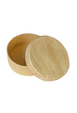 Boîte ronde avec écorce d'arbre