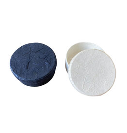 TH268 - Rond doosje van mulberry papier