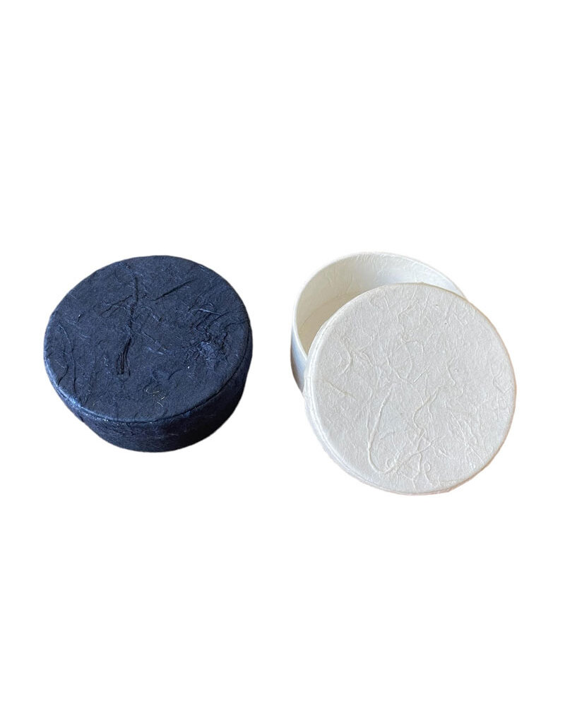 TH268 - Rond doosje van mulberry papier