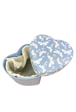 Urntje met vlinderprint 10x10cm