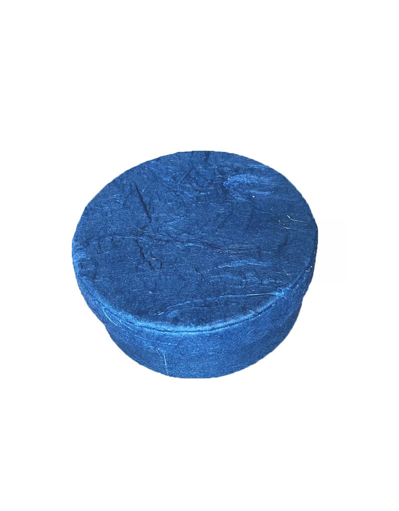 TH268 - Runde Schachtel aus Maulbeerpapier