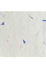 Cotton paper with flower petals