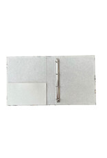 Dokumentmappe, 4-Ringe, aus Maulbeerpapier