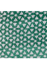 NE215 - Lokta paper with star flowers