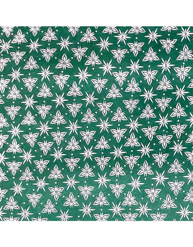 NE215 - Lokta paper with star flowers