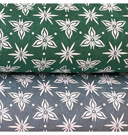 NE215 - Lokta papier met sterbloemen