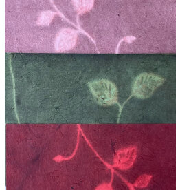 NE886 - Lokta-Papier mit Blumenprint