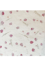 Mulberrypaper with  flowers
