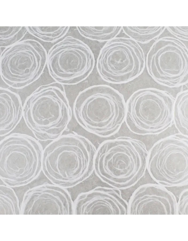 TH833 - Mulberry paper with handmade roses