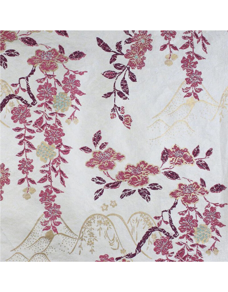 Katoenpapier met print