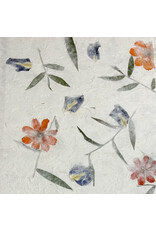 TH079 - Mulberry papier met bloemenmix