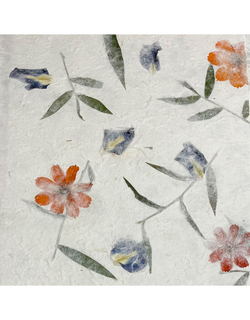 Mulberrypaper with flowermix