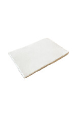 Set 25 sheets of cotton paper with deckled edge, 125 gsm